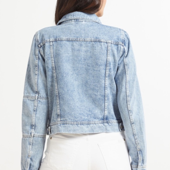 NEW Free People Indira Blue Indigo Denim Jacket RUMORS SIZE XS NWT - Picture 8 of 8